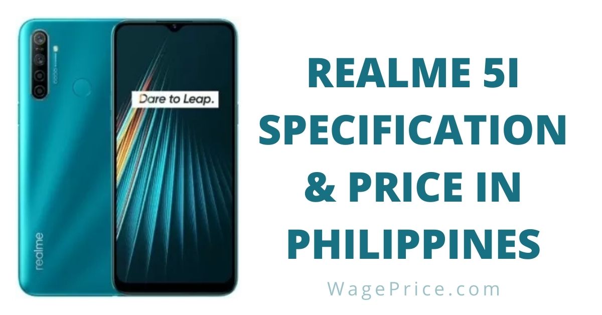 Realme 5i Specs and Price in the Philippines