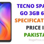 Tecno Spark 6 Go 3 64 Price in Pakistan