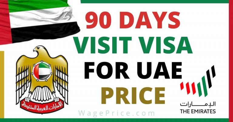 90 days visit visa uae price