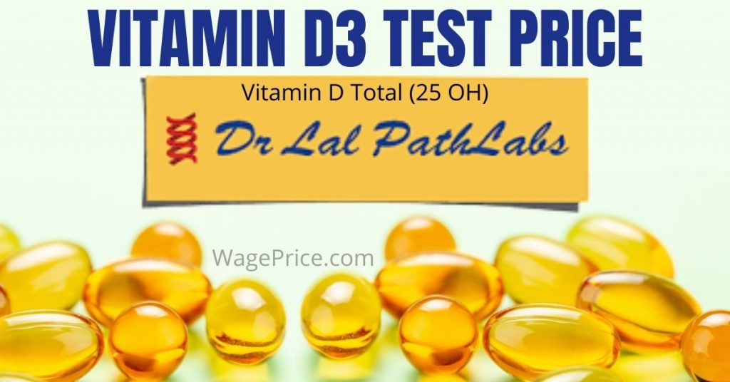 Dr Lal Path Lab Vitamin D3 Test Price