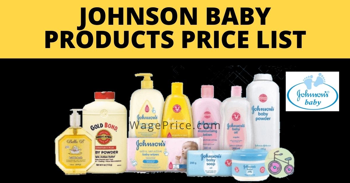 Johnson Baby Products Price List in Pakistan 2022