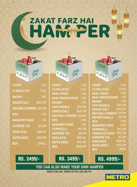 Metro Ramzan Package 2023 | Ramadan Ration Bag Hamper Packages