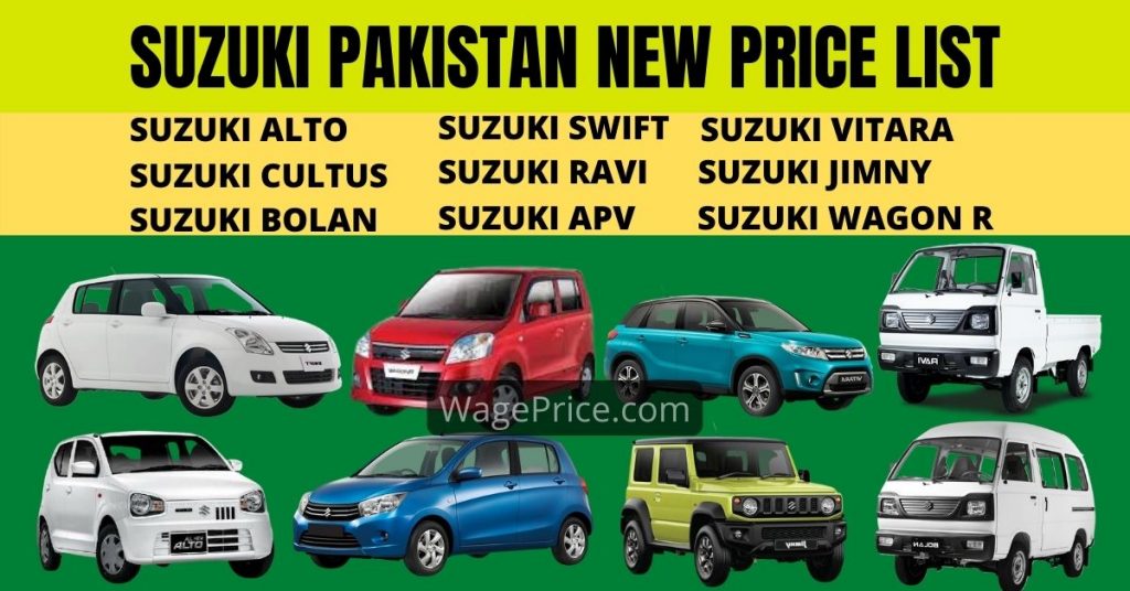 Suzuki Pakistan Price List 2023 [New Rate List]