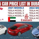 Tesla UAE Price List in Dubai UAE Latest and Old Models Tesla Car Prices