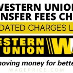 Western Union Transfer Fees Chart WU Charges 2022