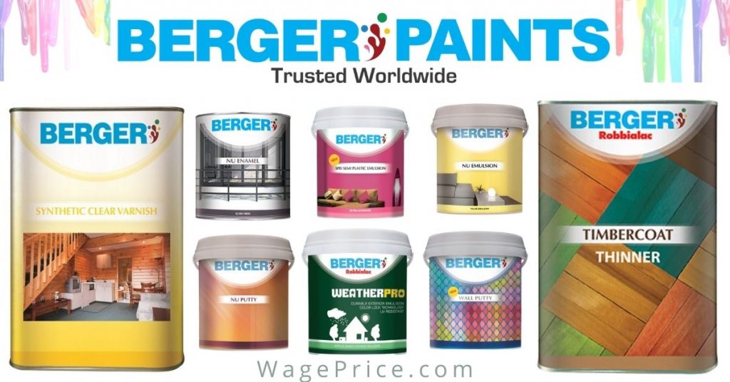 Berger Paints Pakistan Price List 2023   Berger Paints Pakistan Price List 1024x536 