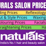 Naturals Salon Price List 2022 | Naturals Salon Beauty Parlour Rate List