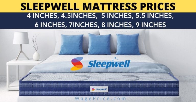 sleepwell mattress price list in punjab