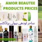 Amor Beautee Products Price List 2022