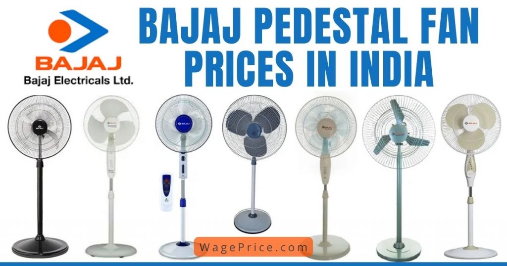 Bajaj Stand Fan Price List 2023 Pedestal Fans Rate List 