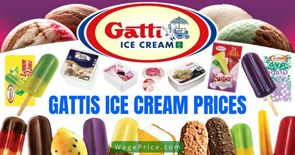 Gattis Ice Cream Price List 2022