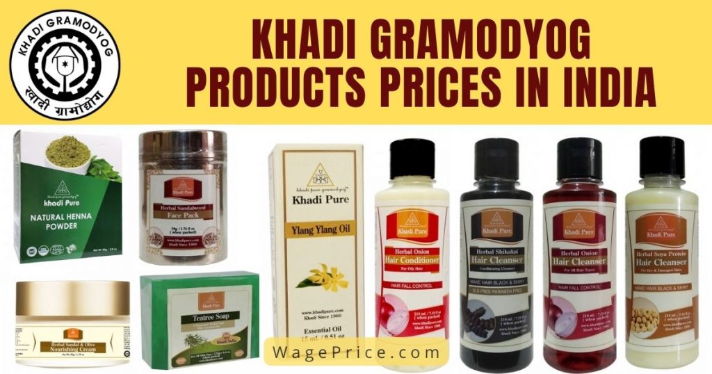 Khadi Gram Udyog Products Price List 2023