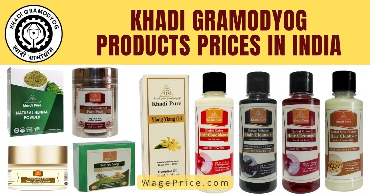 Khadi Gram Udyog Products Price List 2022 in India