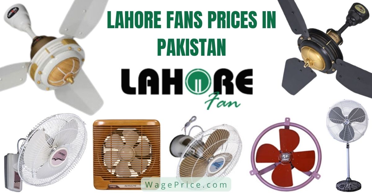 Lahore Fan Price List in Pakistan 2022