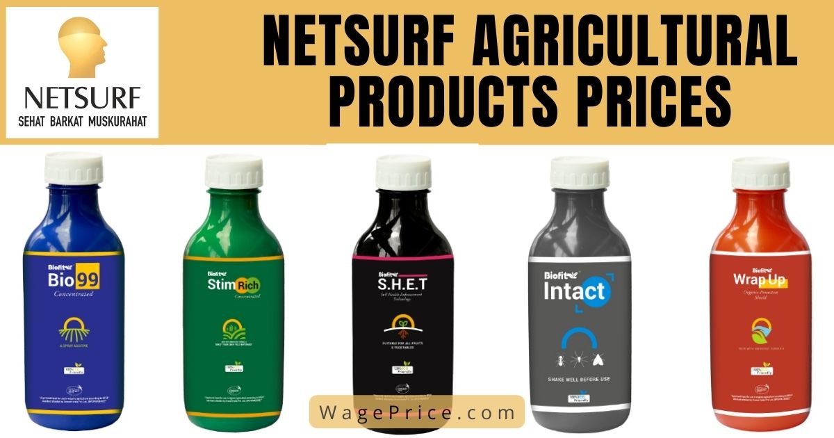 Netsurf Agricultural Products Price List 2022 in India