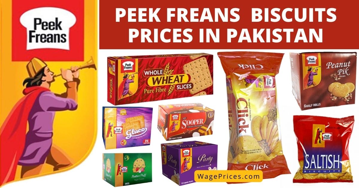 Peek Freans Price List 2022 in Pakistan