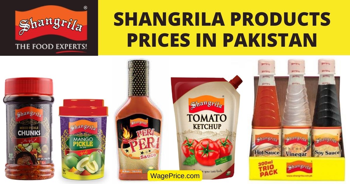 Shangrila Products Price List