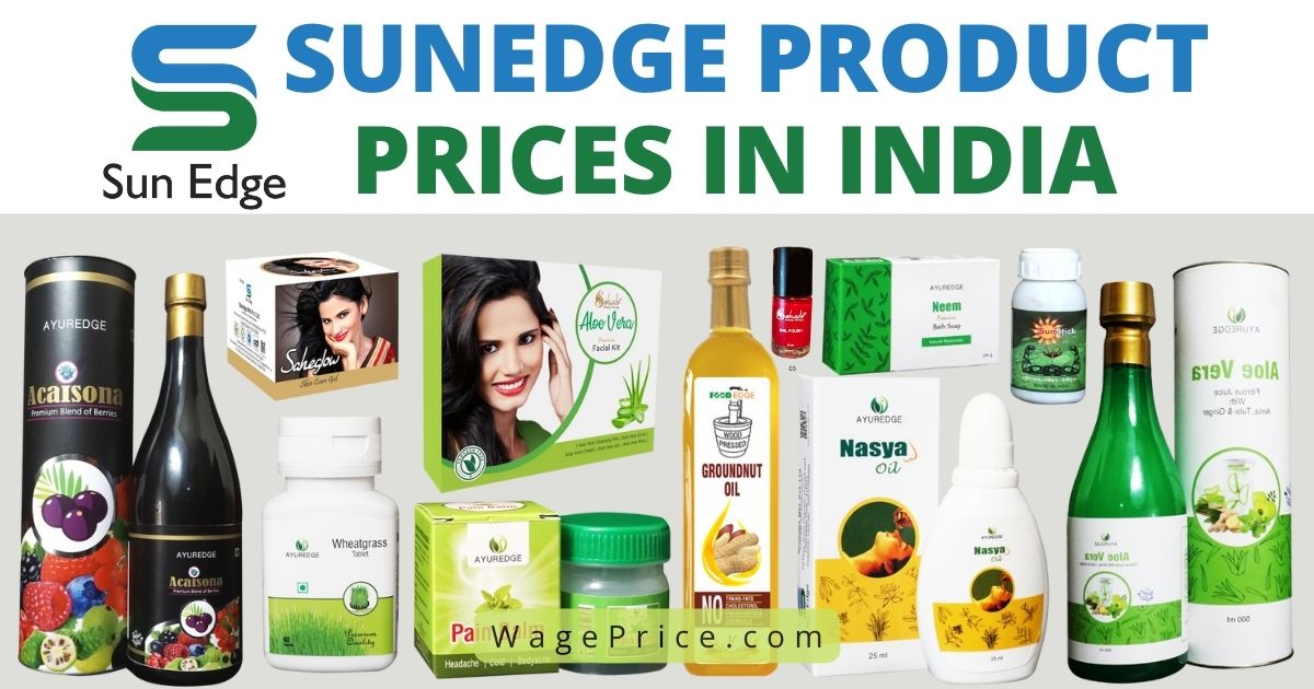 Sunedge Product Price List in India 2022