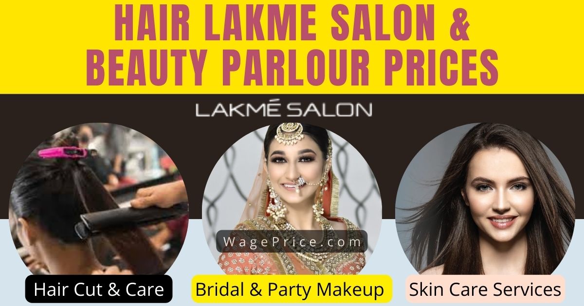 Hair Lakme Salon Price List 2023