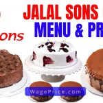 Jalal Sons Cake Price List Lahore 2022