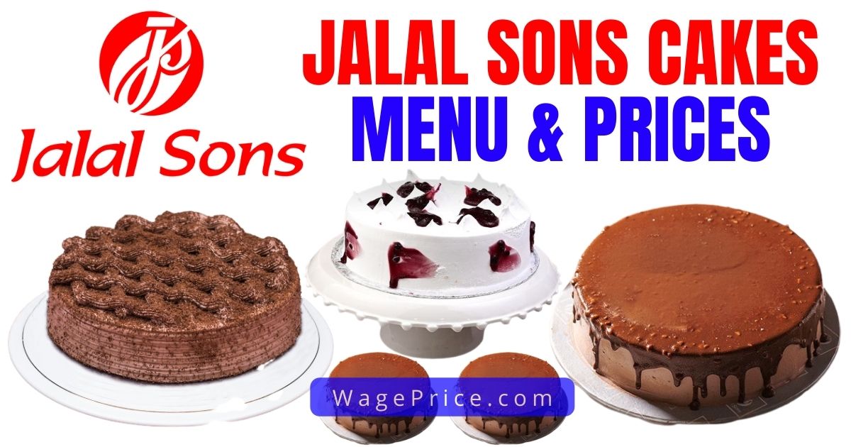 Jalal Sons Cake Price List Lahore 2022