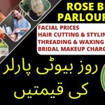 Rose Beauty Parlour Karachi Price List 2022