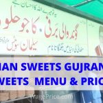 Suleman Sweets Gujranwala Price List & Full Menu