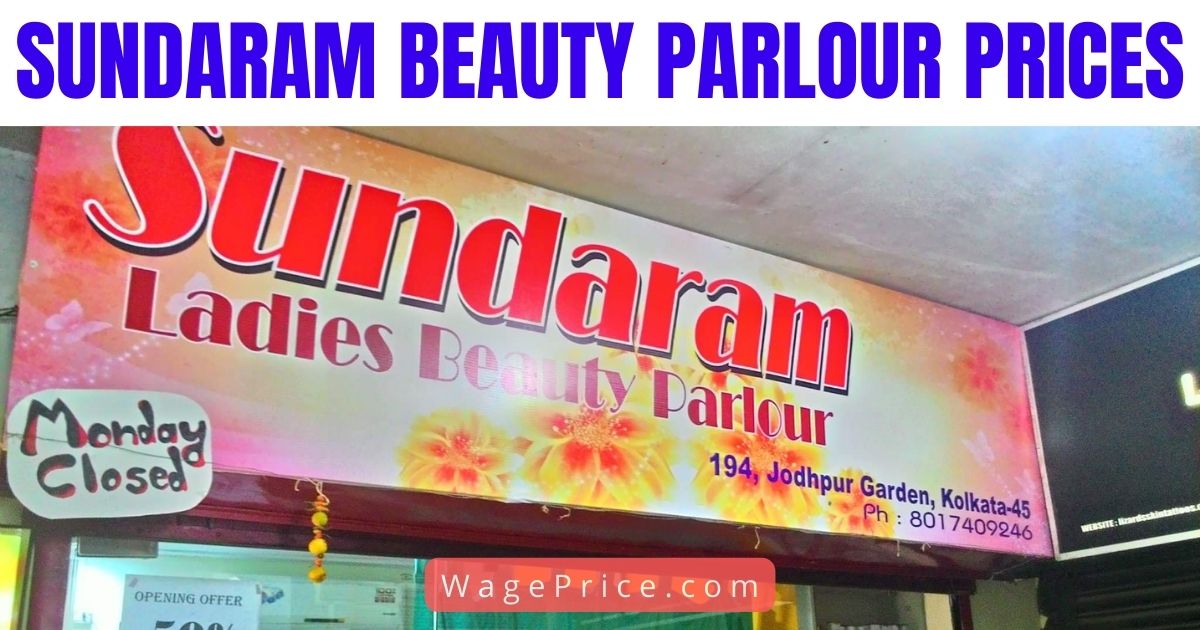 Sundaram Beauty Parlour Price List 2022