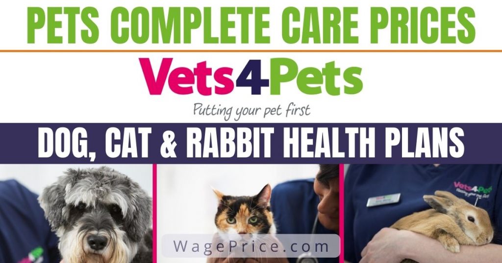 Vets4Pets Price List 2024 Vet Care Health Plans Rates UK