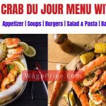 Crab Du Jour Menu With Prices 2022