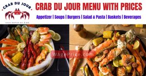 Crab Du Jour Menu With Prices 2023 [LATEST UPDATED]