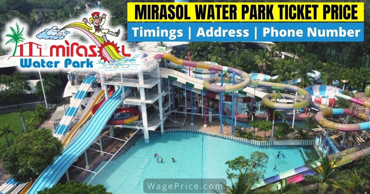 Mirasol Water Park Ticket Price 2022 in Daman India