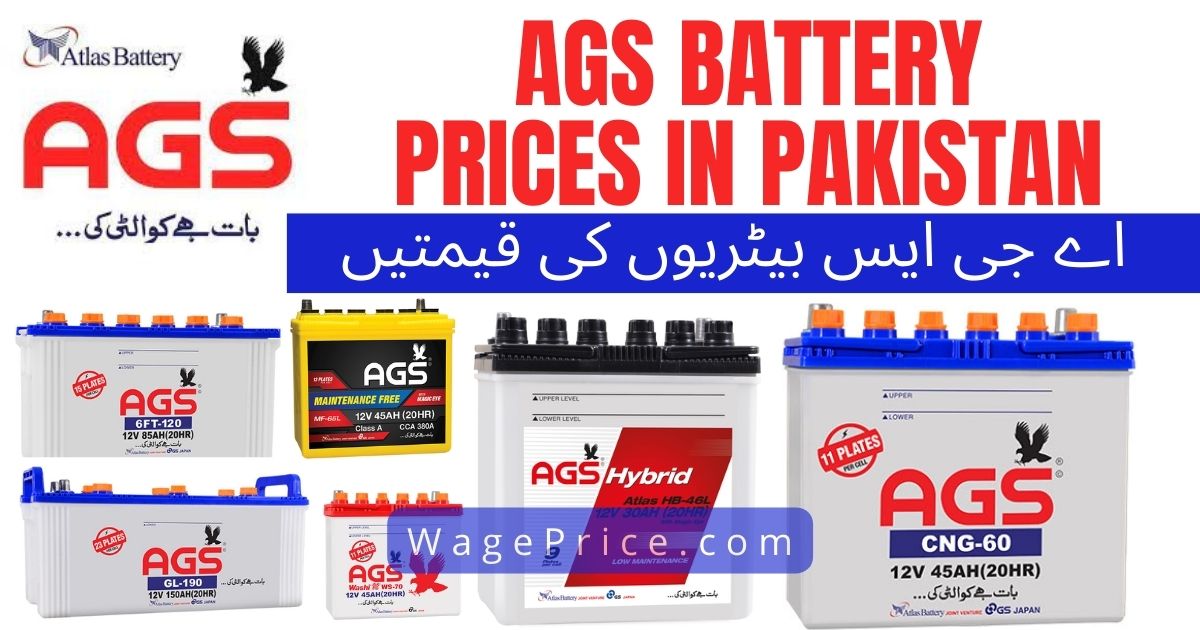 AGS Battery Price List 2022 in Pakistan [UPDATED]