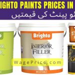 Brighto Paints Price List 2022 in Pakistan