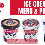 Marshfield Farm Ice Cream Price List