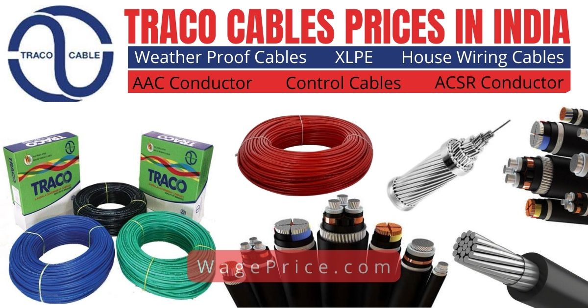 Traco Cables Price List 2022 in INIDA