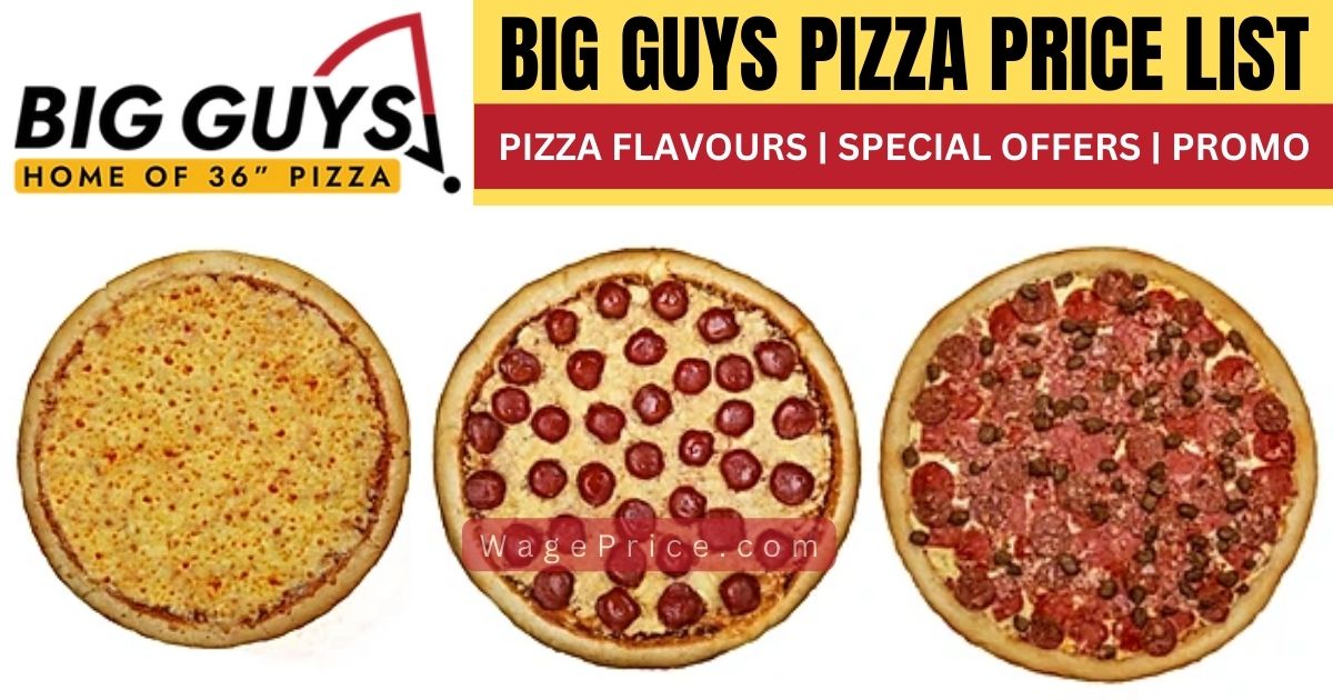 Big Guys Pizza Price List [Complete Menu] Philippines 2023