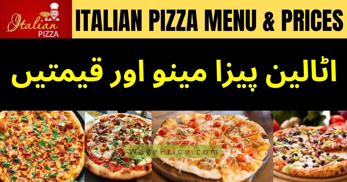 Italian Pizza Price List [Complete Menu with Rates]
