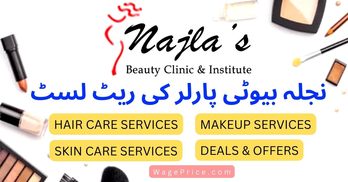 Najla's Beauty Parlour Price List 2022 - 2023 [UPDATED]