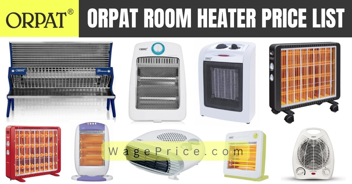 Orpat Room Heater Price List in India 2023