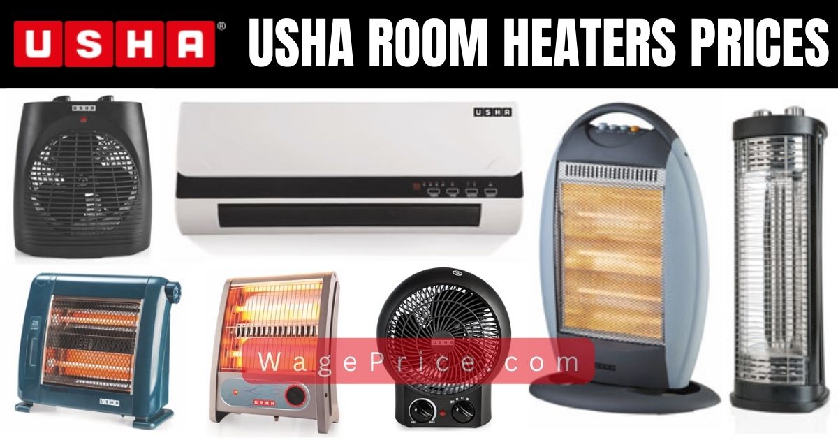 Usha Room Heater Price List in India 2023