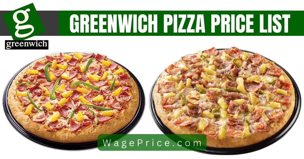 Greenwich Pizza Price List 2023 Philippines