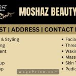 Moshaz Beauty Salon Price List 2023 | Services | Address | Contact Number