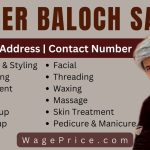 Qaiser Baloch Salon Price List 2023 | Services | Address | Contact Number