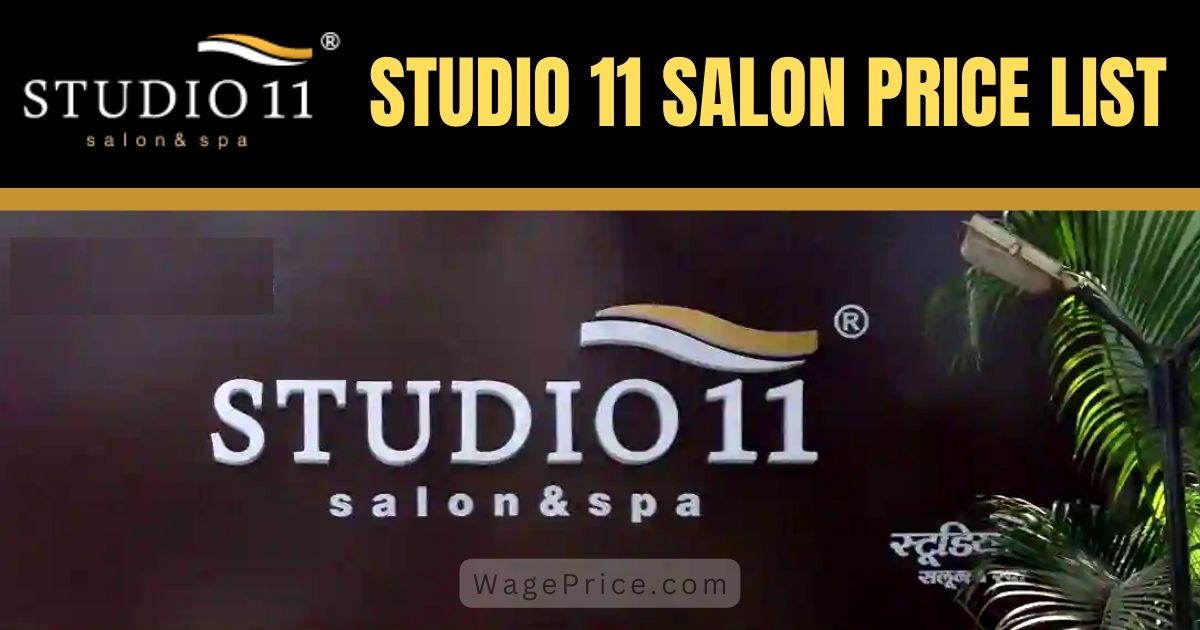 Studio 11 Salon Price List 2023