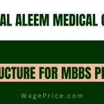 Al Aleem Medical College Fee Structure 2023 for MBBS
