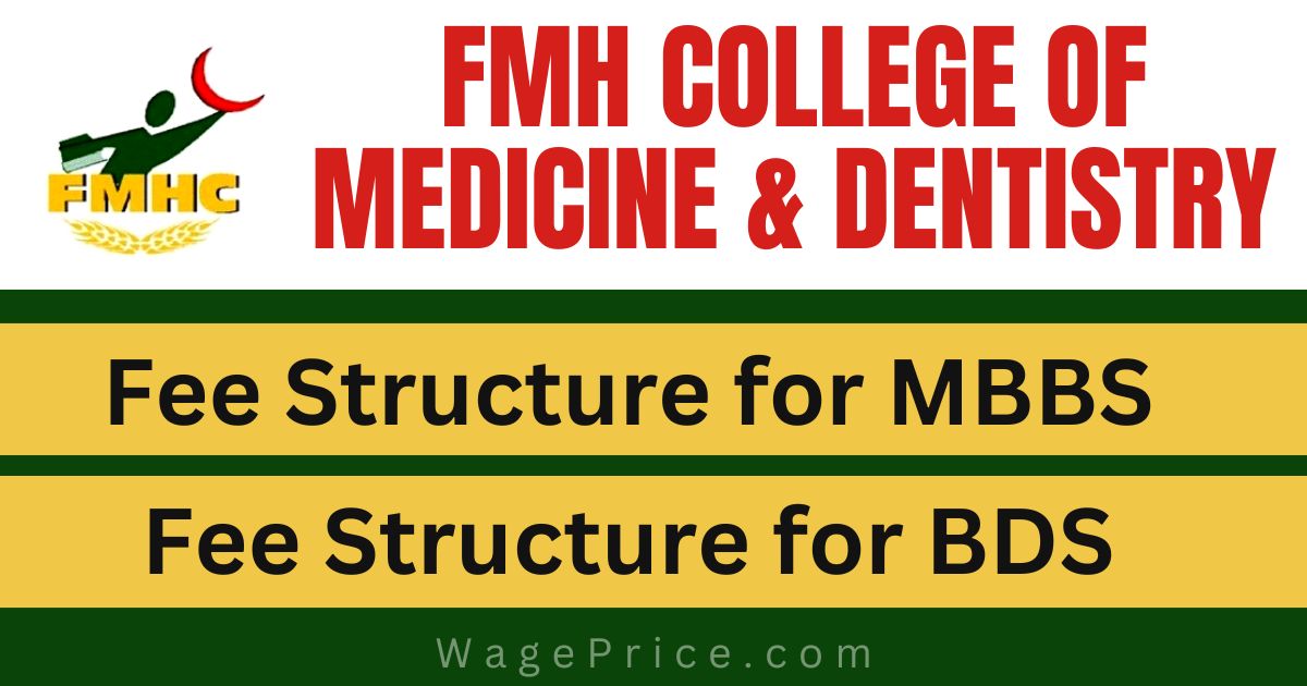 FMH College of Medicine & Dentistry Fee Structure 2023 for MBBS & BDS