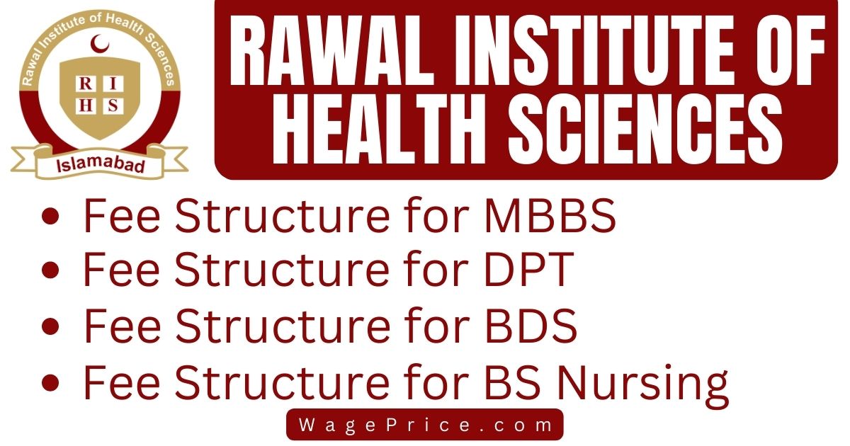 Rawal Institute of Health Sciences RIHS Fee Structure 2023