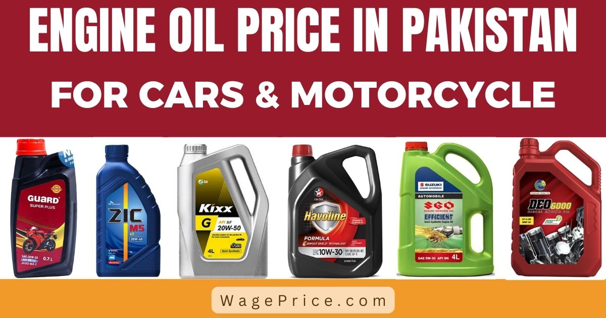 Engine Oil Price in Pakistan 2023 For Cars & Motorcycle [New Rates]