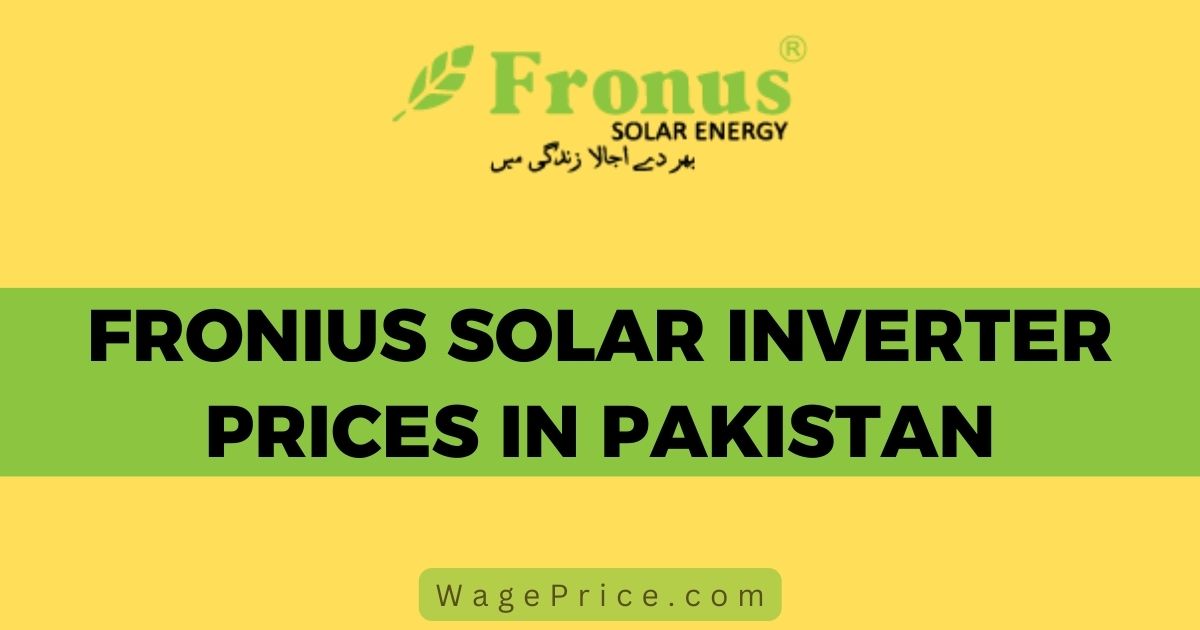 Fronius Solar Inverter Price List 2023 [NEW RATE LIST]